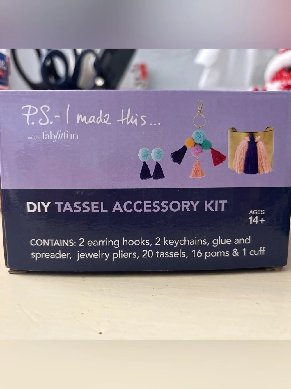 DIY Tassel Accessory Jewelry Kit FabFitFun Craft Kit New in Box